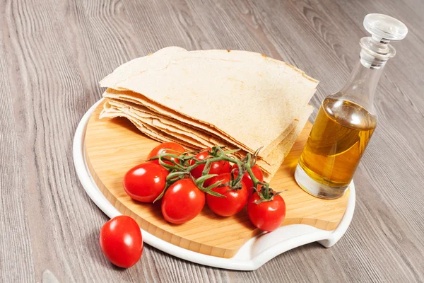 Carasau bread of Sardinia Italy — Stock Photo, Image