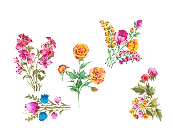 Vuruşu Sanatı Çiçek Motifleri — Stok fotoğraf