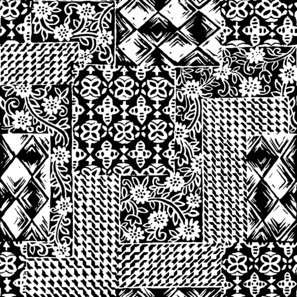 Met Hand Getekend Zwart Wit Textuur Grunge Ontwerpen — Stockfoto
