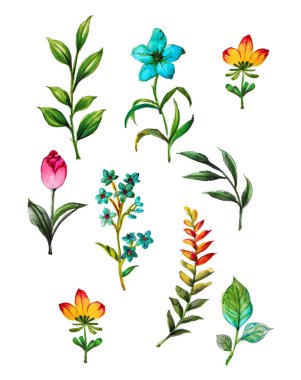 WATERERCOLOR El Boyalı Motivasyon Seti Sanat Çalışması