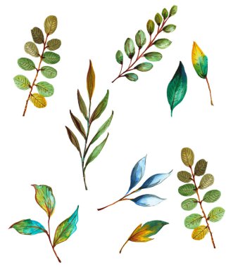 WATERERCOLOR El Boyalı Motivasyon Seti Sanat Çalışması