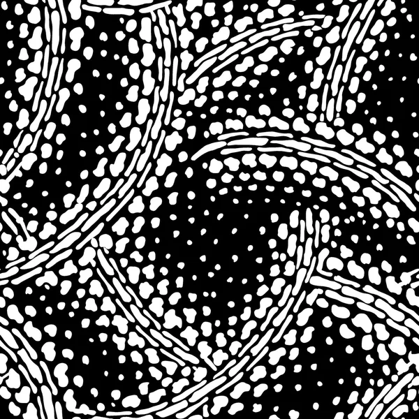 Papel de parede padrão abstrato preto e branco — Vetor de Stock