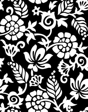 sorunsuz siyah beyaz çekici braso desen