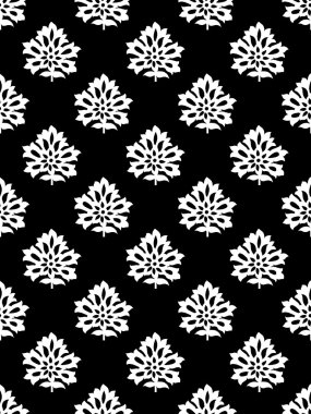 ethinic göz ile Dikişsiz siyah-beyaz desen