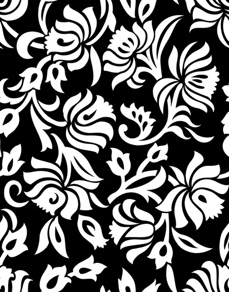 ethinic göz ile Dikişsiz siyah-beyaz desen