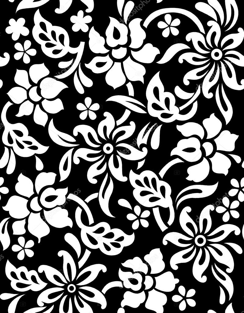 Seamless black and white attractive braso pattern Stock Vector by ...