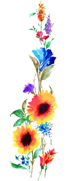 Watercolor flower — Stock Photo, Image