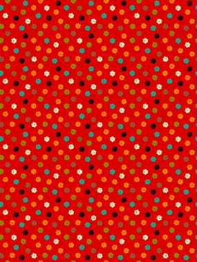 Küçük motifts ile soyut Seamless Modeli