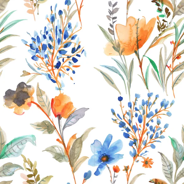 Watercolor seamless pattern — Stock Photo, Image