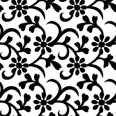 bir renk Dikişsiz geleneksel desen