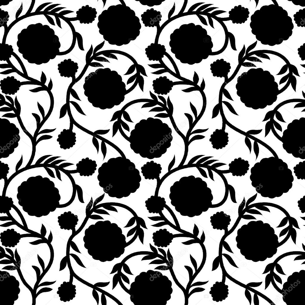 one color seamless traditional pattern