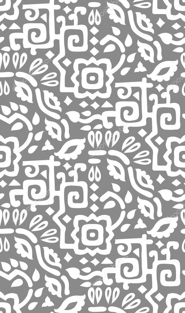 one color seamless traditional pattern