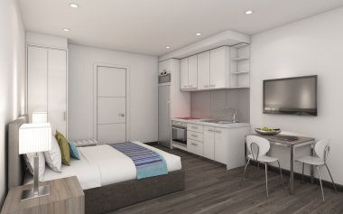 Modern oturma odası Privat evde