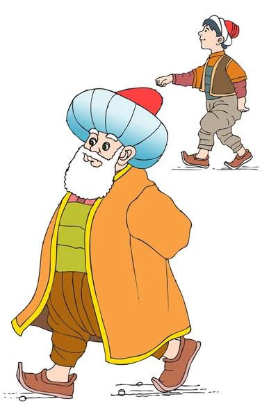 Nasreddin Hoca 10 — стокове фото