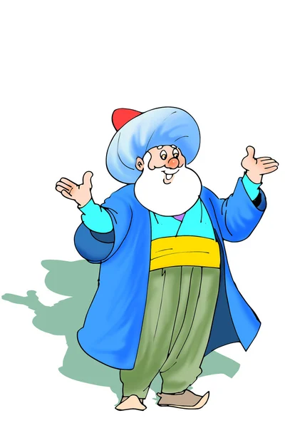 Nasreddin Hodja, turk Masalli — Stock Photo, Image