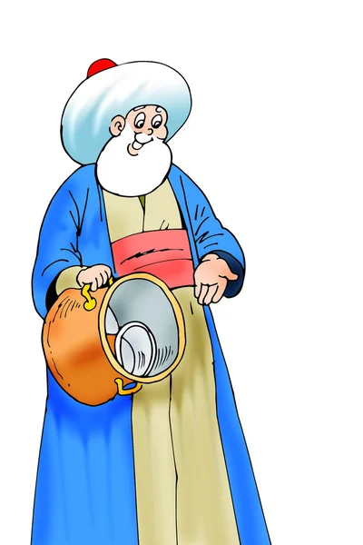 Nasreddin Hodja, ตุรกี Masalli — ภาพถ่ายสต็อก