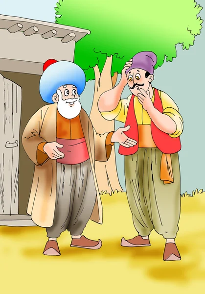 Nasreddin Hodja, turk Masalli — Stockfoto