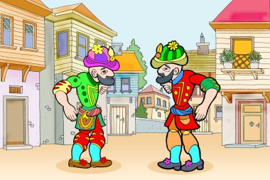 Hacivat ve Karagöz, çipura, Hacivat gölge oyunu
