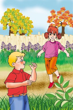 açık havada yemek çocuk, çocuk,