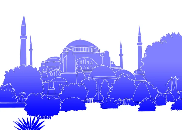 아야 소피아, 모스크, 이스탄불, 터키 — 스톡 사진