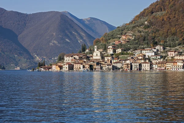 Monte Isola, het Iseomeer, Italië — Stockfoto