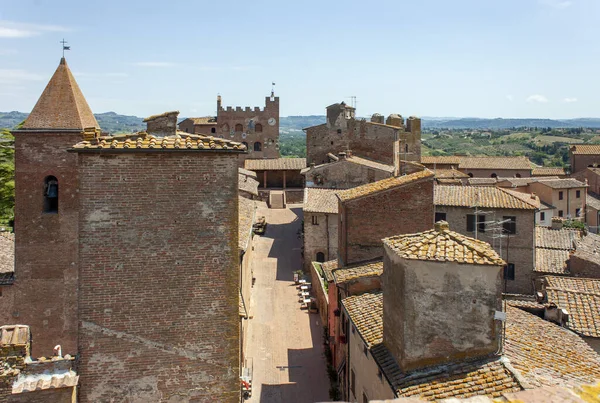 Panorama Certaldo Cittadina Toscana Nel Cuore Della Valdelsa Nei Pressi — Foto Stock