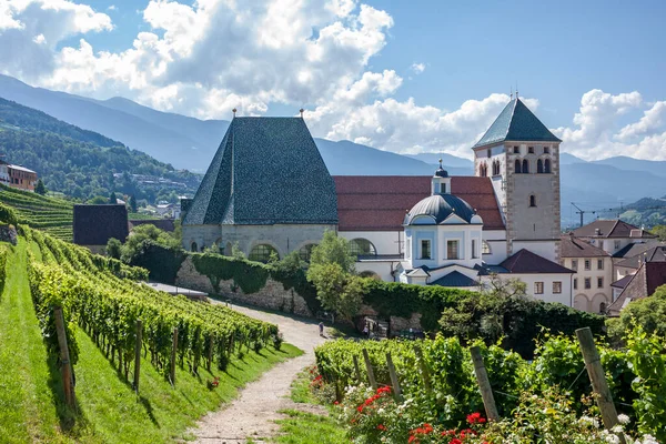 Vignoble Abbaye Novacella Situé Près Varna Est Grand Complexe Couvents — Photo