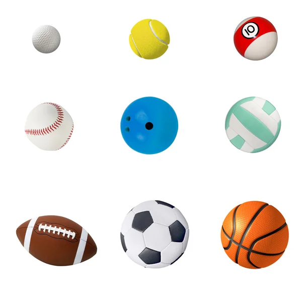 Sports balls — Stock Photo, Image