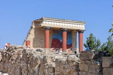 Girit'te Knossos Sarayı