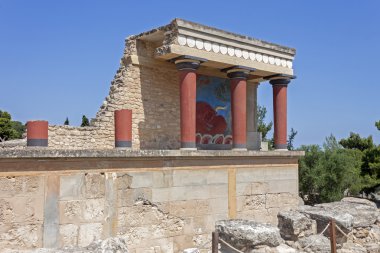 Girit'te Knossos Sarayı
