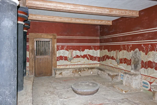 The Throne Room at Minoan palace of Knossos
