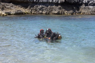 tüplü dalış dersi