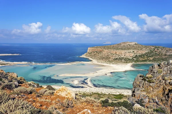 Балос пляжі в Gramvousa, Крит — стокове фото