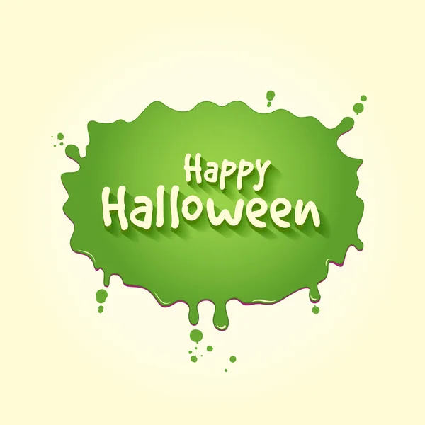 Feliz Halloween Slime Gráficos De Vetores