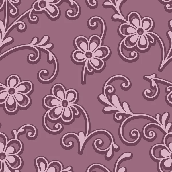 Flores pequeñas, patrón floral sin costuras — Vector de stock