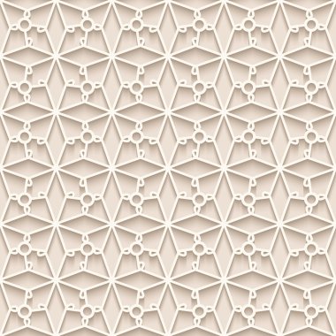 Bej renkli dantel süs, seamless modeli