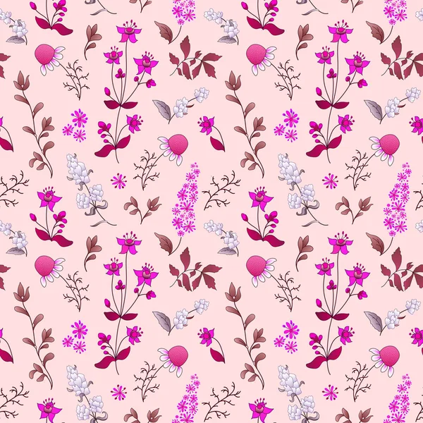 Floral seamless pattern — Stock Vector