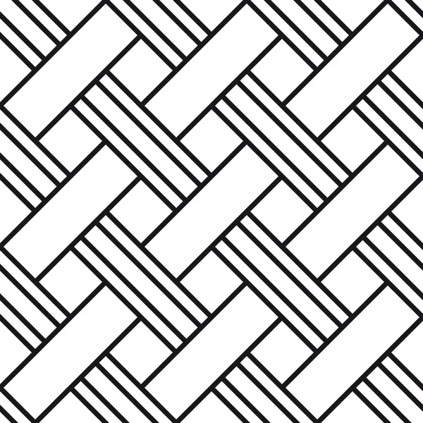 Modèle de ligne noir et blanc — Image vectorielle