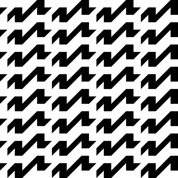 Black and white wavy pattern — Stock Vector