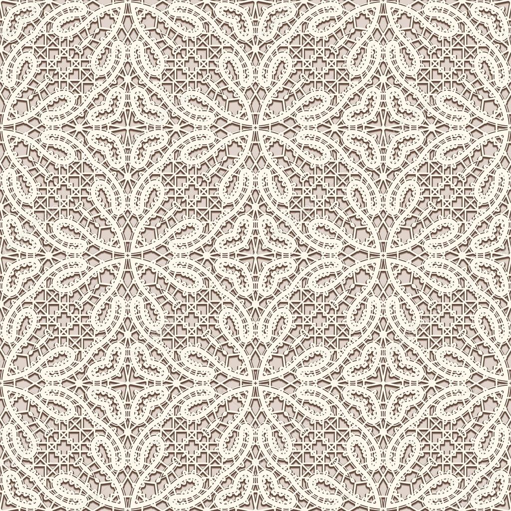 Vintage Lace Fabric Texture Seamless Pattern Vector Image By C Magenta10 Vector Stock