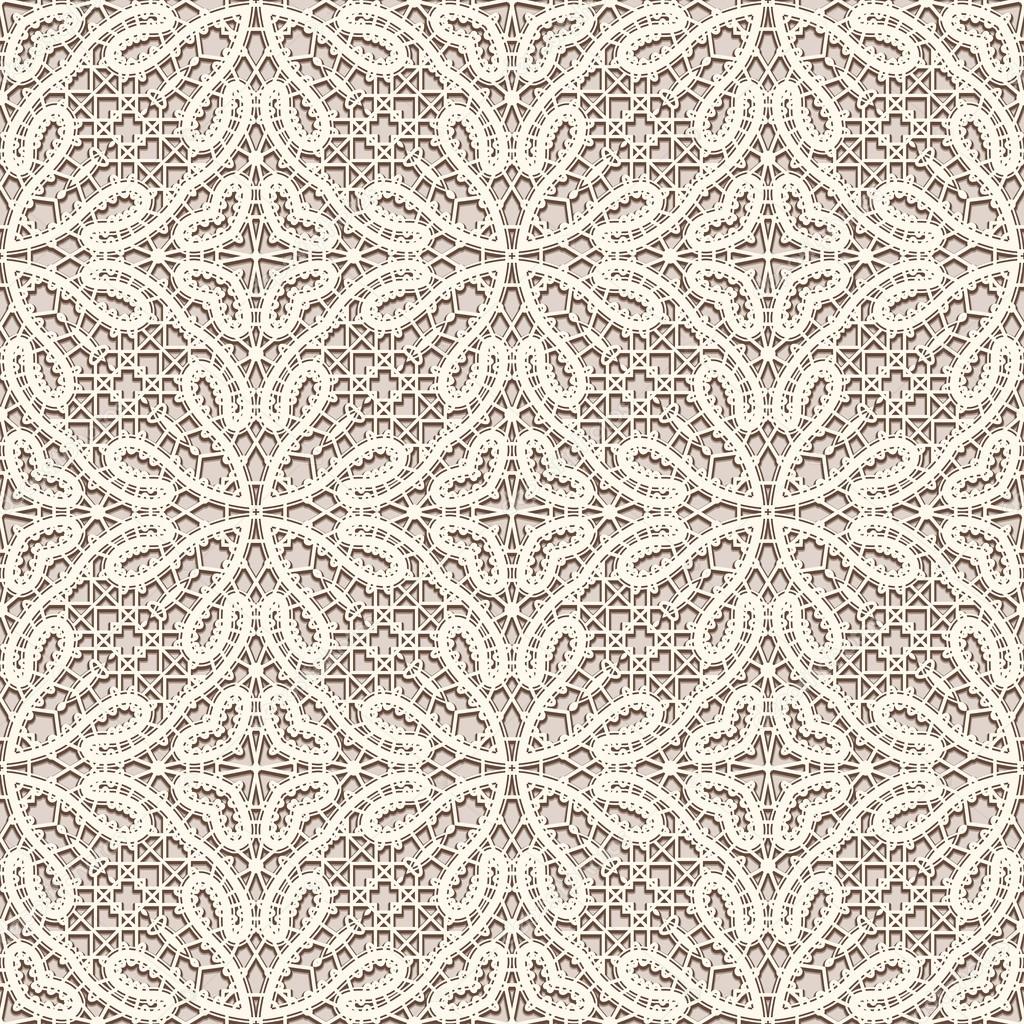 Vintage lace fabric texture, seamless pattern