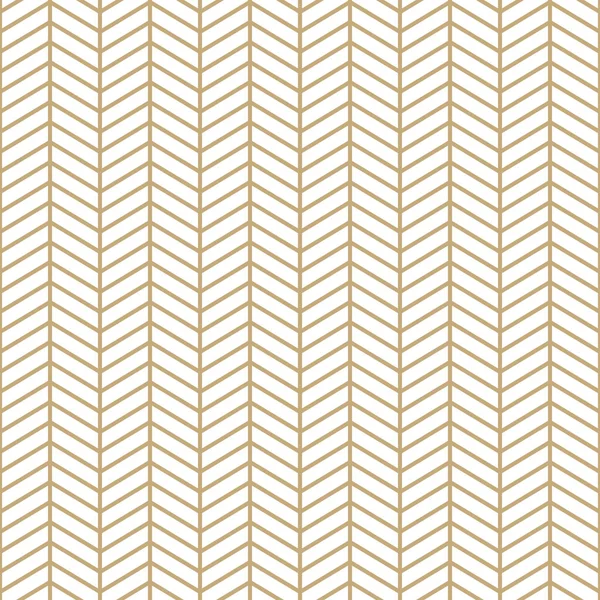 Простой Геометрический Узор Золотым Шевроном Золотой Белый Декоративный Фон Абстрактная — стоковый вектор