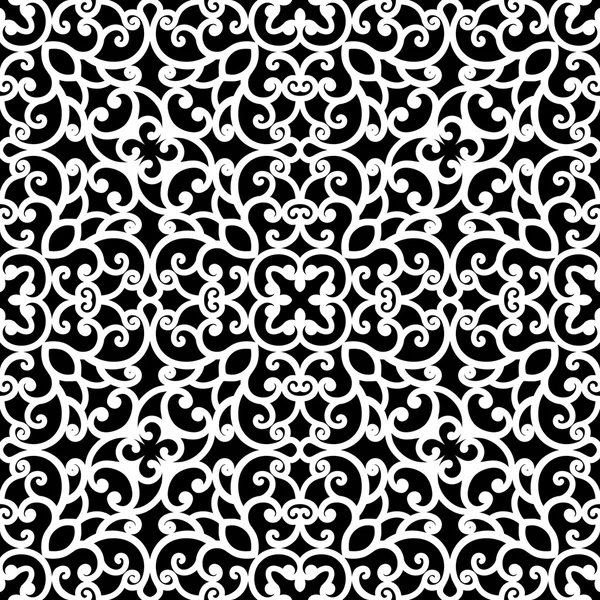 Black and White Lace Pattern — стоковый вектор