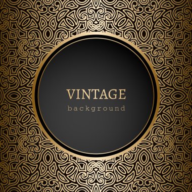 Vintage altın arka plan