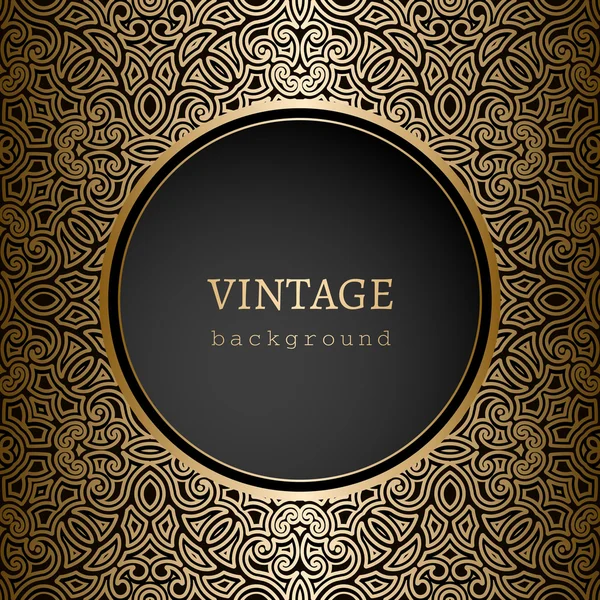 Vintage Gold Hintergrund — Stockvektor