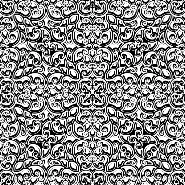 Vintage black and white pattern — Stock Vector