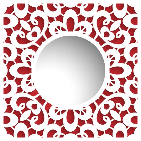 Decoratieve papier frame — Stockvector