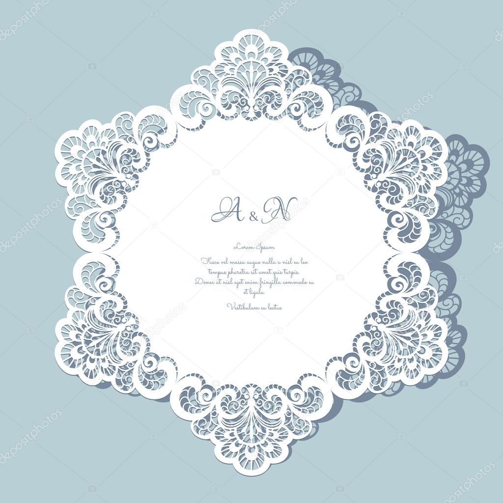 Round lace doily