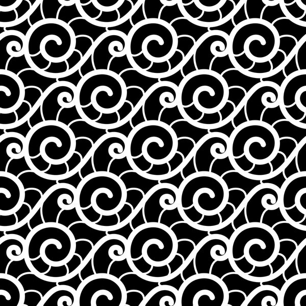 Black and white lace pattern