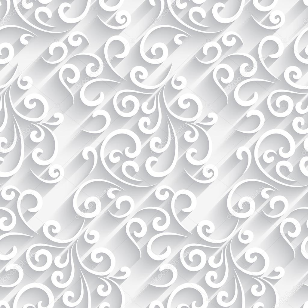 White paper swirls pattern